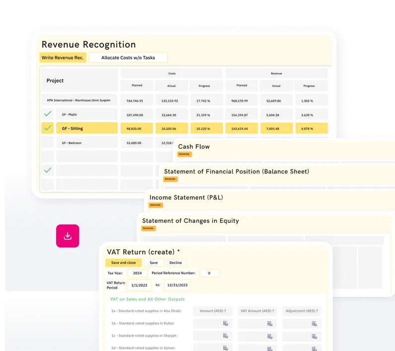 Stay compliant — simplify accounting across projects