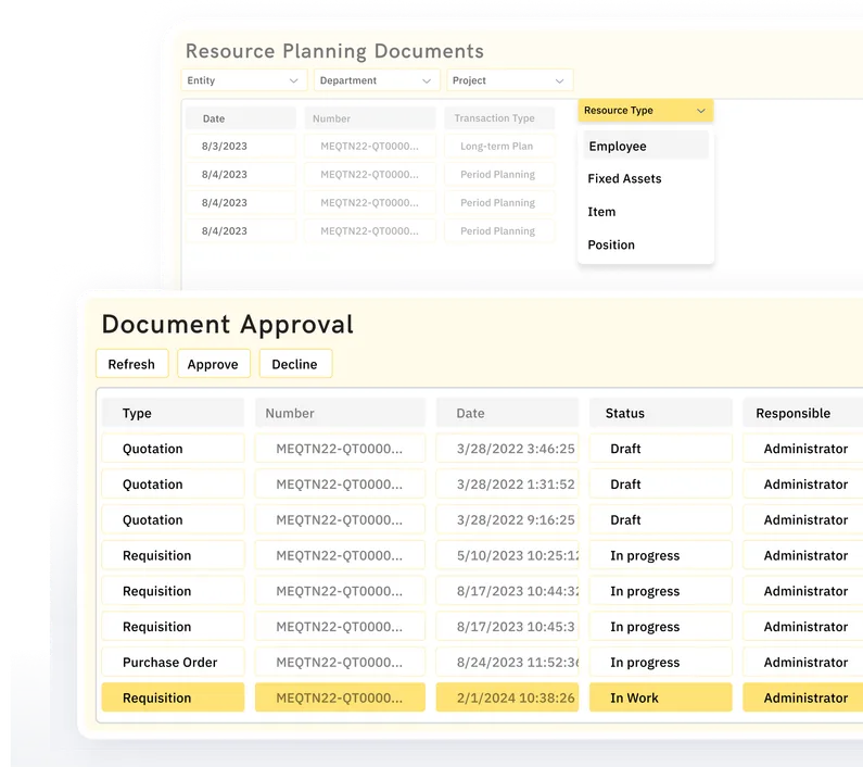 Allocate and track resources across projects to prevent delays