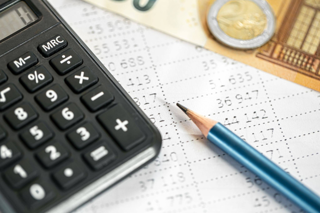 pencil and tax declarations