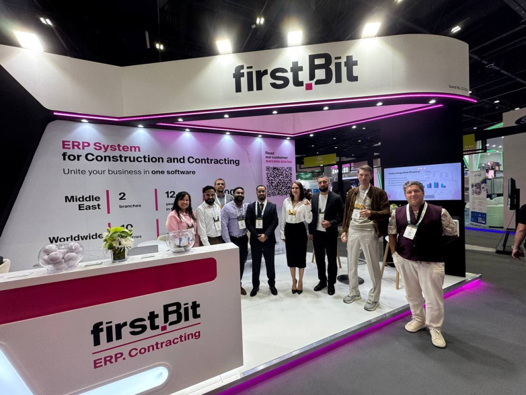 First Bit team and Aleksander Smolianinov, CEO of First Bit