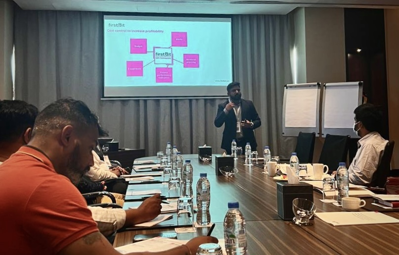Presentation by Ajin Babu, an expert at First Bit