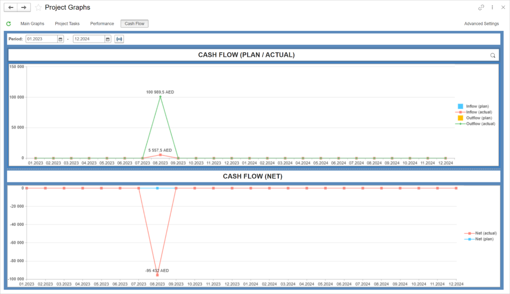 Project in FirstBit ERP