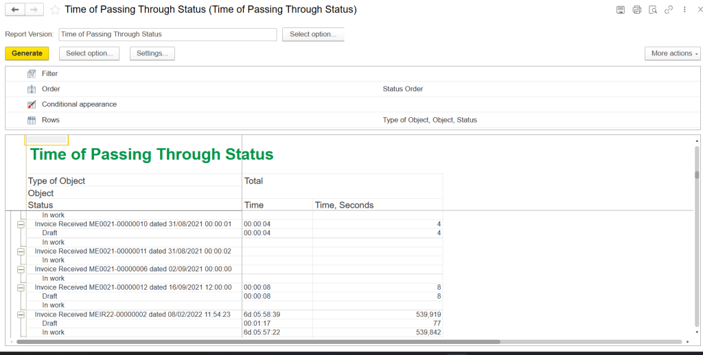 Time taken for reports in FirstBit ERP