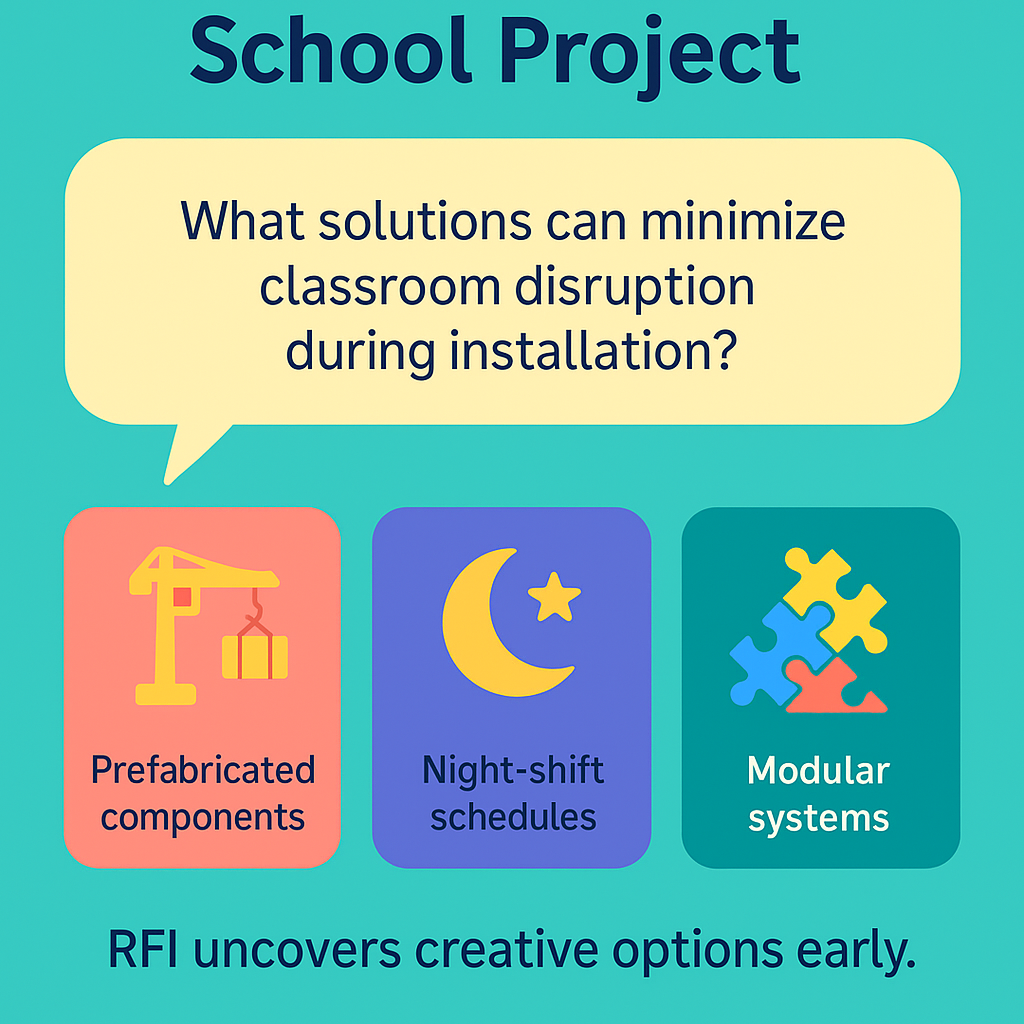 Example of how RFIs uncover practical solutions in construction projects