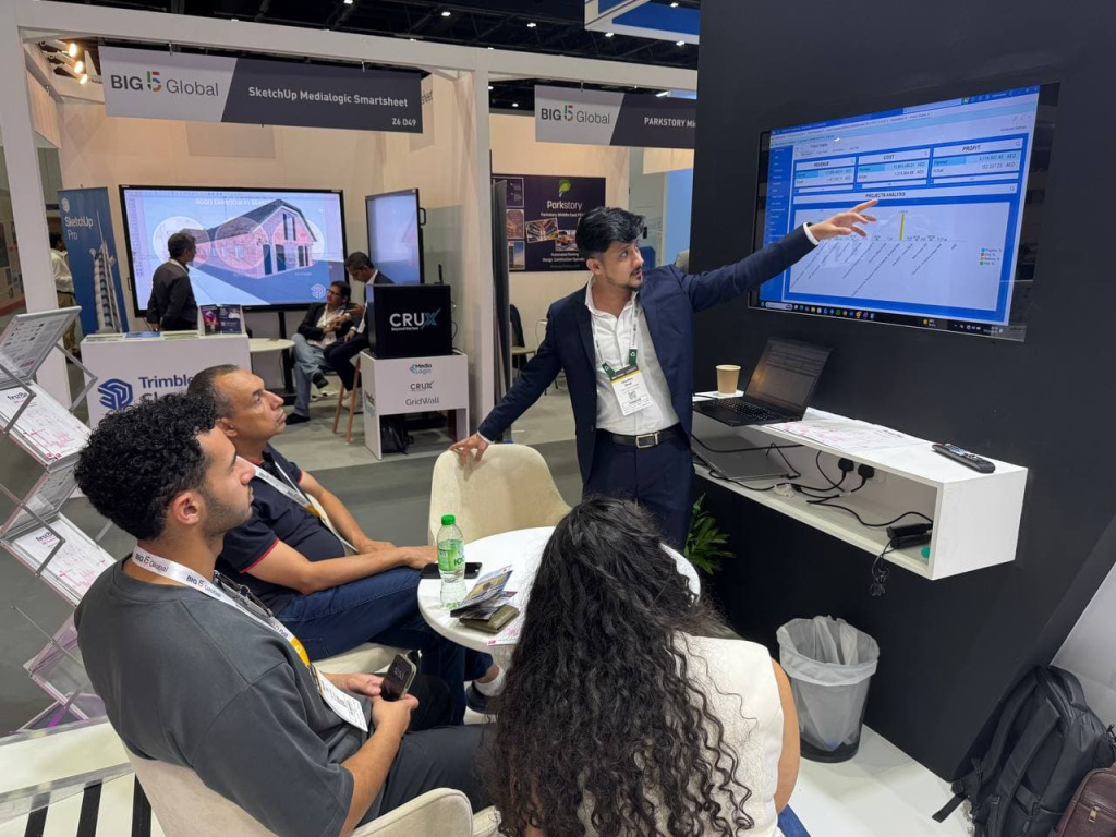 Showcasing live demo of FirstBit ERP