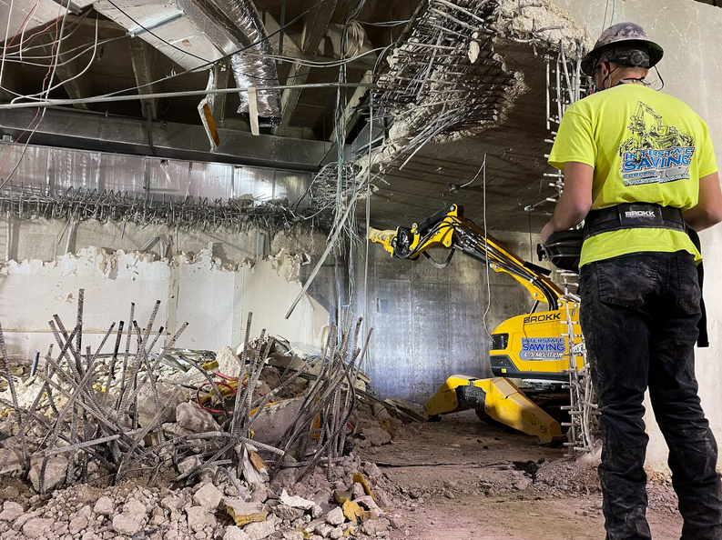 Robotic demolition