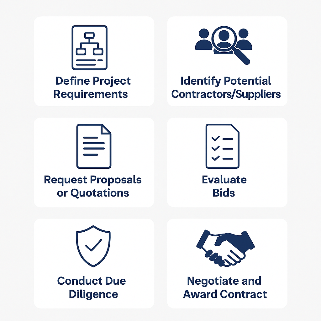 Step-by-Step Process for Contractor & Supplier Selection