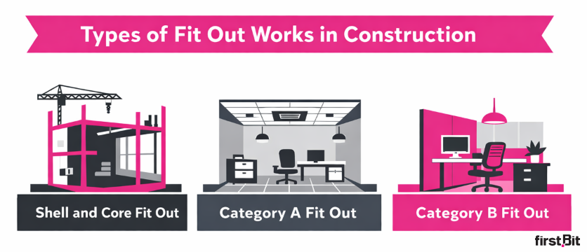 Types of fit out in constructionr