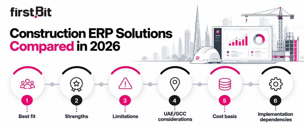 Criteria for construction ERP solutions