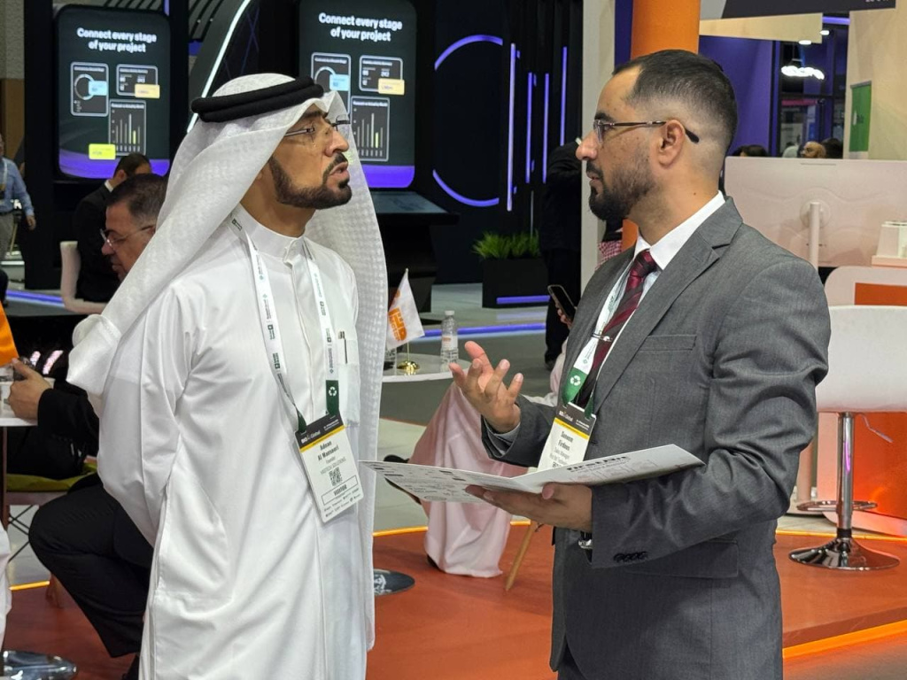 First Bit team interacting with visitors